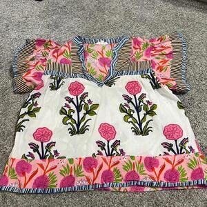 THML colorful floral top size XS